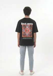 تیشرت طرح BREAK NORMS
