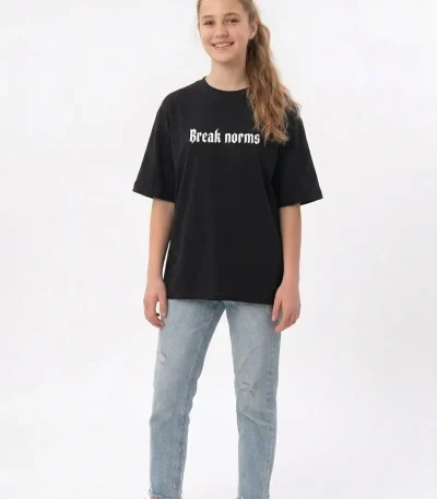 تیشرت طرح BREAK NORMS
