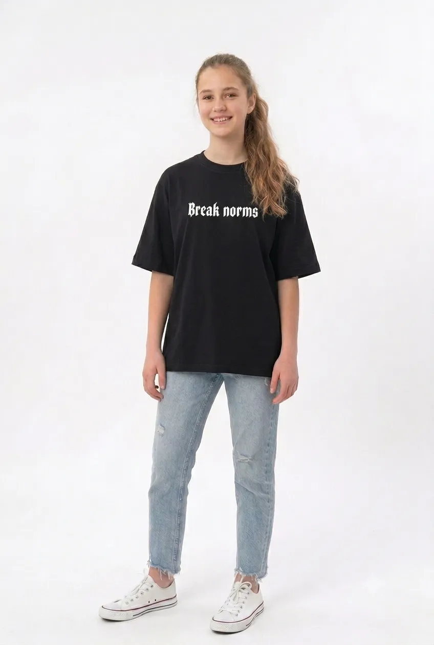 تیشرت طرح BREAK NORMS تیشرت طرح BREAK NORMS