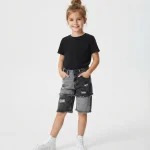 شلوارک لی زاپ دار بچگانه